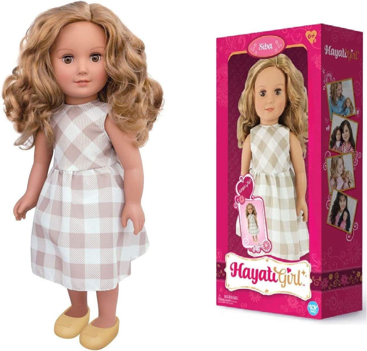 Buy Hayati Girl Doll Siba Carreau Dress 18inch Doll | Yallatoys.com