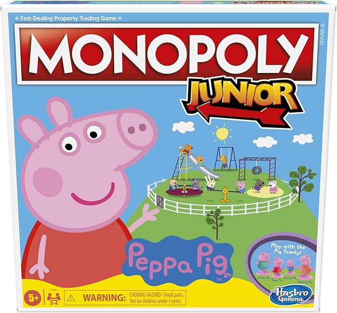 Buy Hasbro Gaming Monopoly Junior Peppa Pig Edition | Yallatoys.com