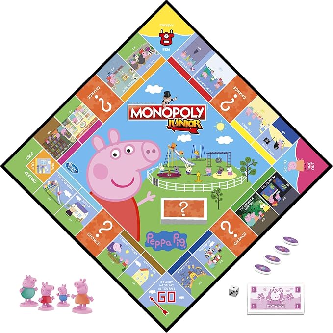 Buy Hasbro Gaming Monopoly Junior Peppa Pig Edition | Yallatoys.com