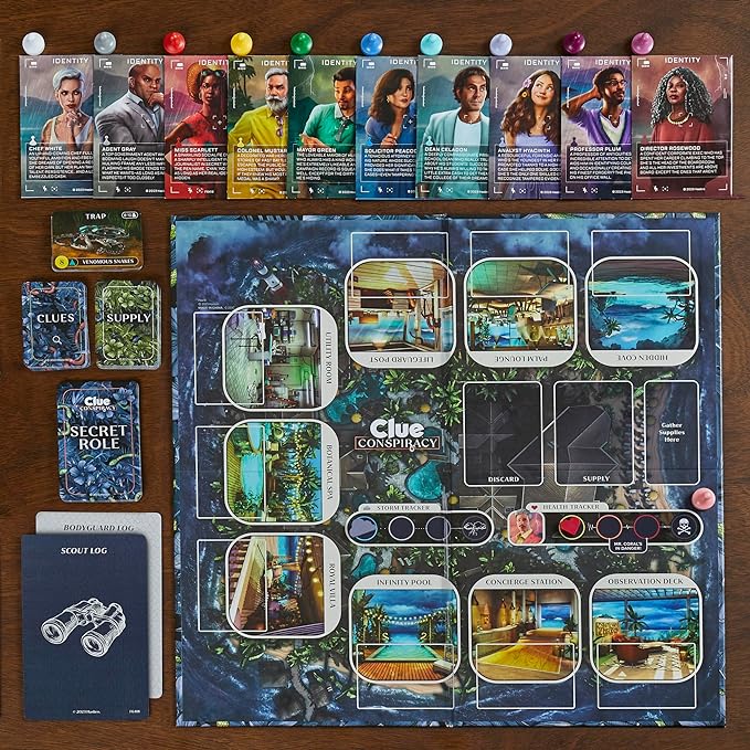 Buy Clue Conspiracy Board Game | Yallatoys.com