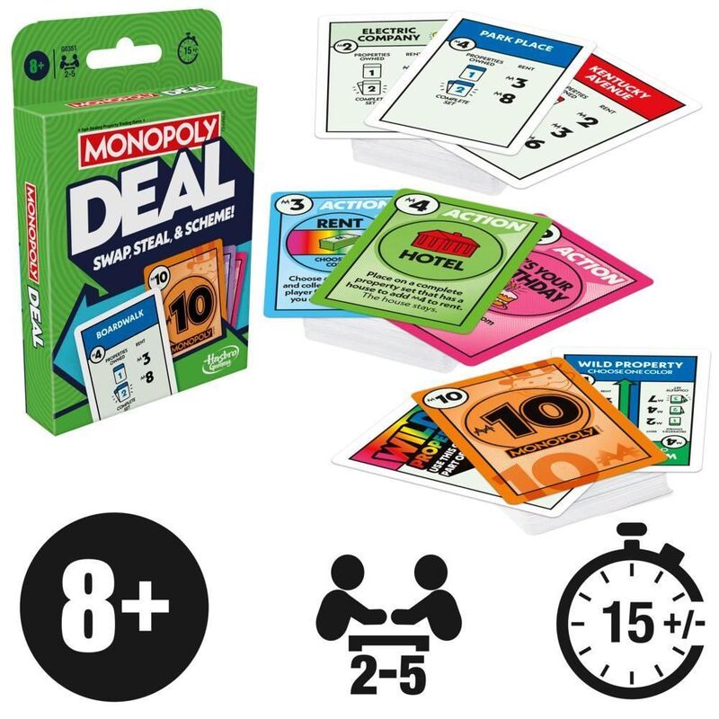 Buy Hasbro Monopoly Deal Refresh English | Yallatoys.com