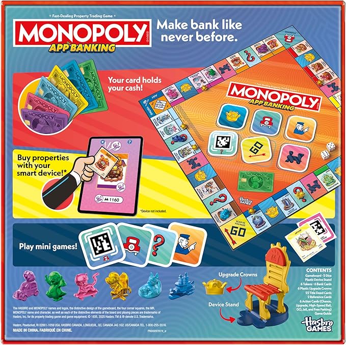Buy Monopoly App Banking Board Game | Yallatoys.com