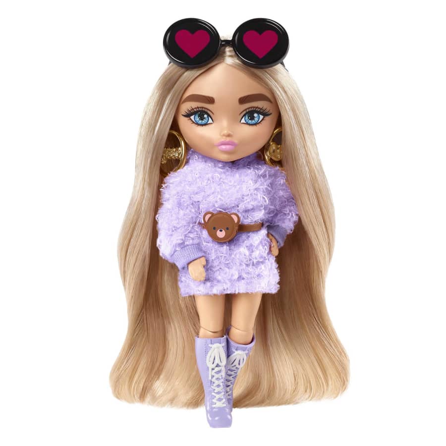 Buy Barbie Extra Minis Fashion Doll Purple Outfit | Yallatoys.com