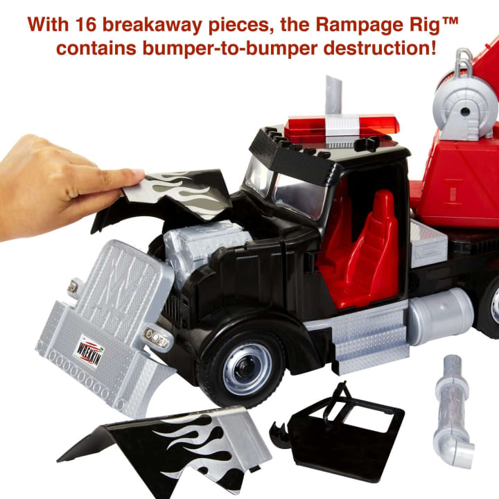 Buy WWE Action Figure Vehicle Wrekkin Rampage Rig Truck | Yallatoys.com