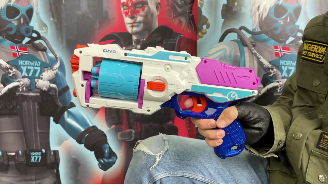 high-speed cryo blaster toy