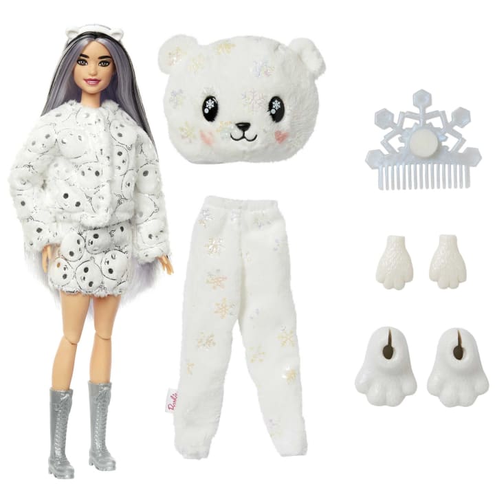 Buy Barbie Cutie Reveal Winter Sparkle Series Polar Bear Fashion Doll | Yallatoys.com