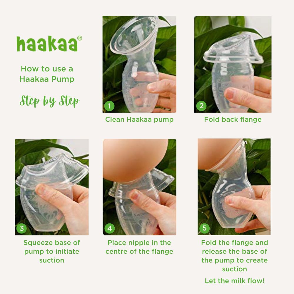 Haakaa 100Ml Silicone Pump And Cap Haakaa Yallatoys
