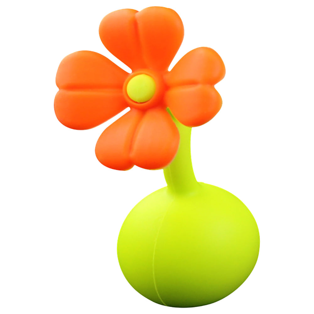 Haakaa Silicone Pump Flower Stopper Orange Haakaa Yallatoys