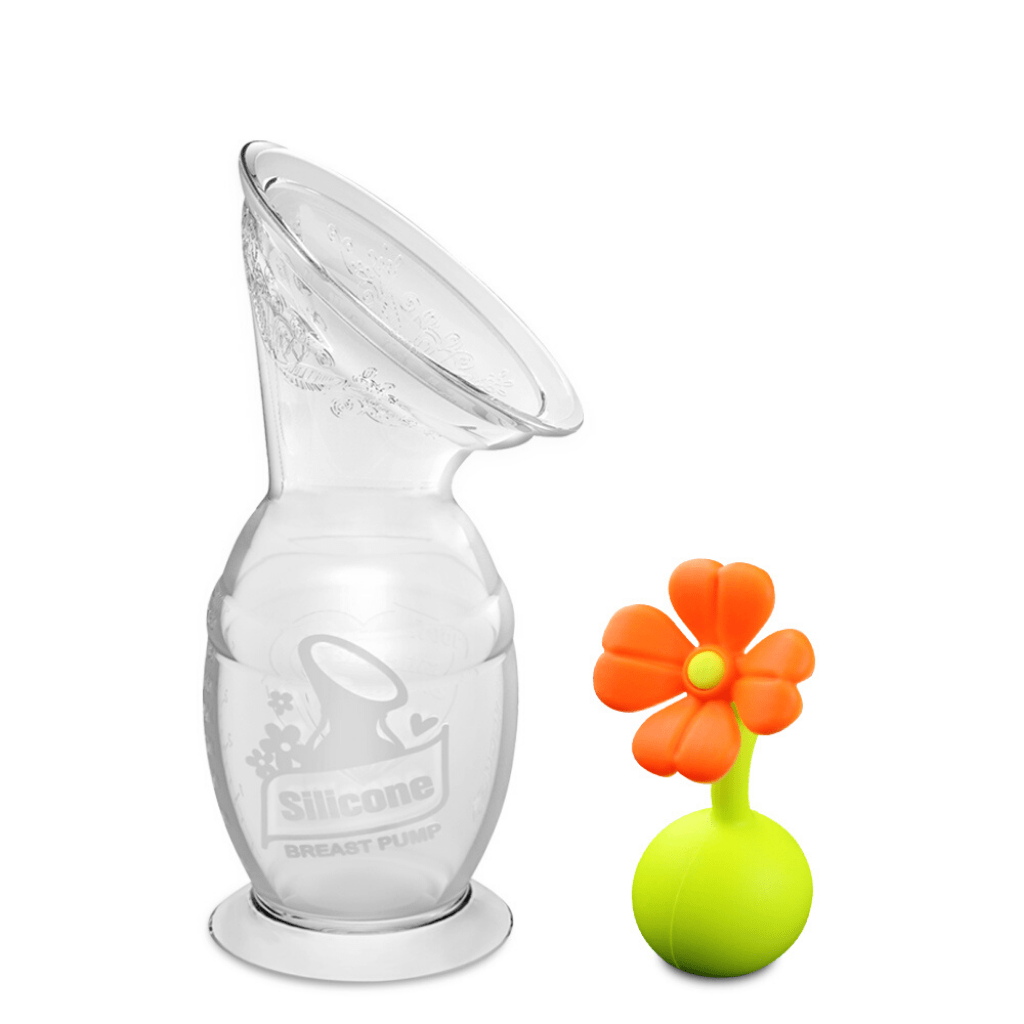 Haakaa Silicone Pump Flower Stopper Orange Haakaa Yallatoys