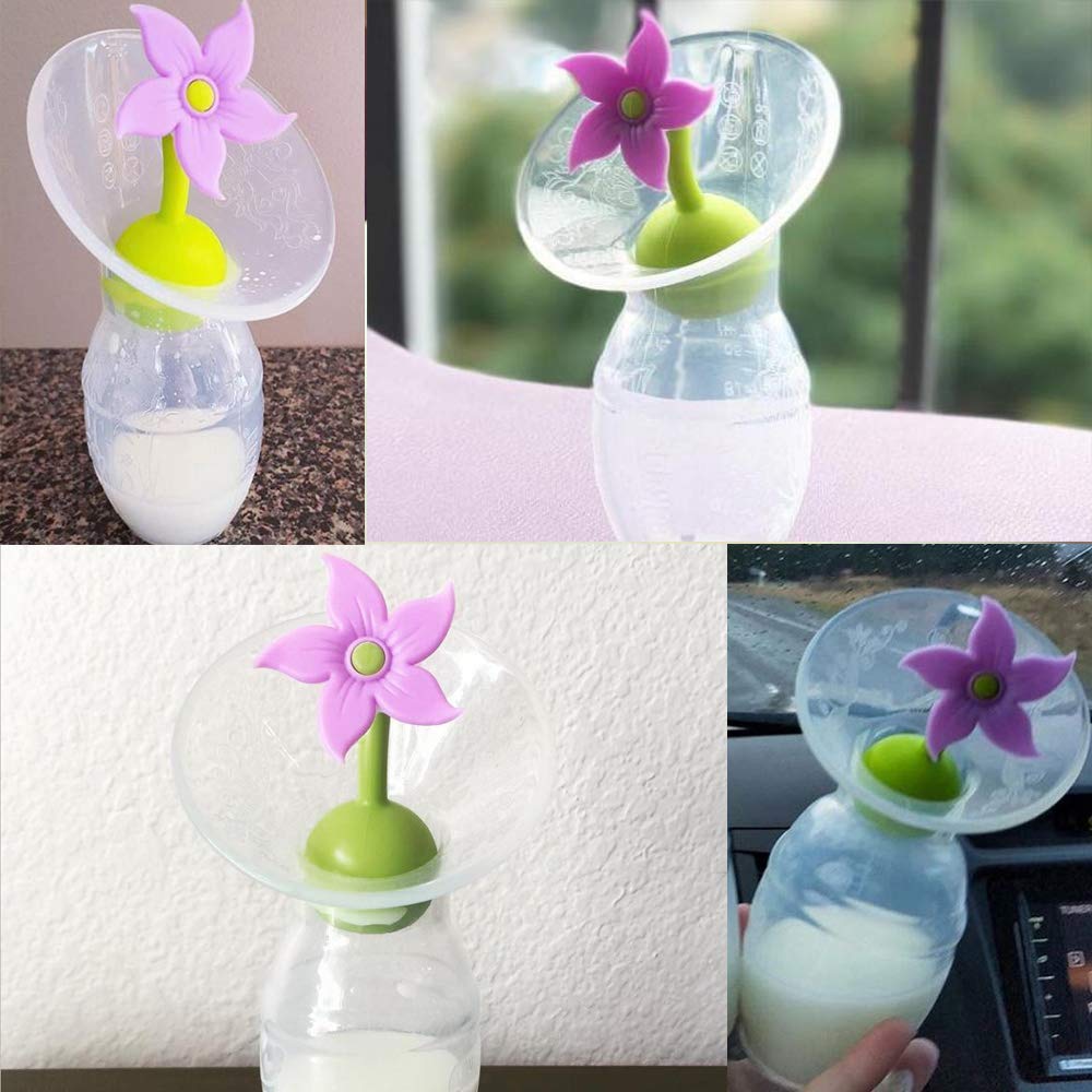 Haakaa Silicone Pump Flower Stopper Pink Haakaa Yallatoys