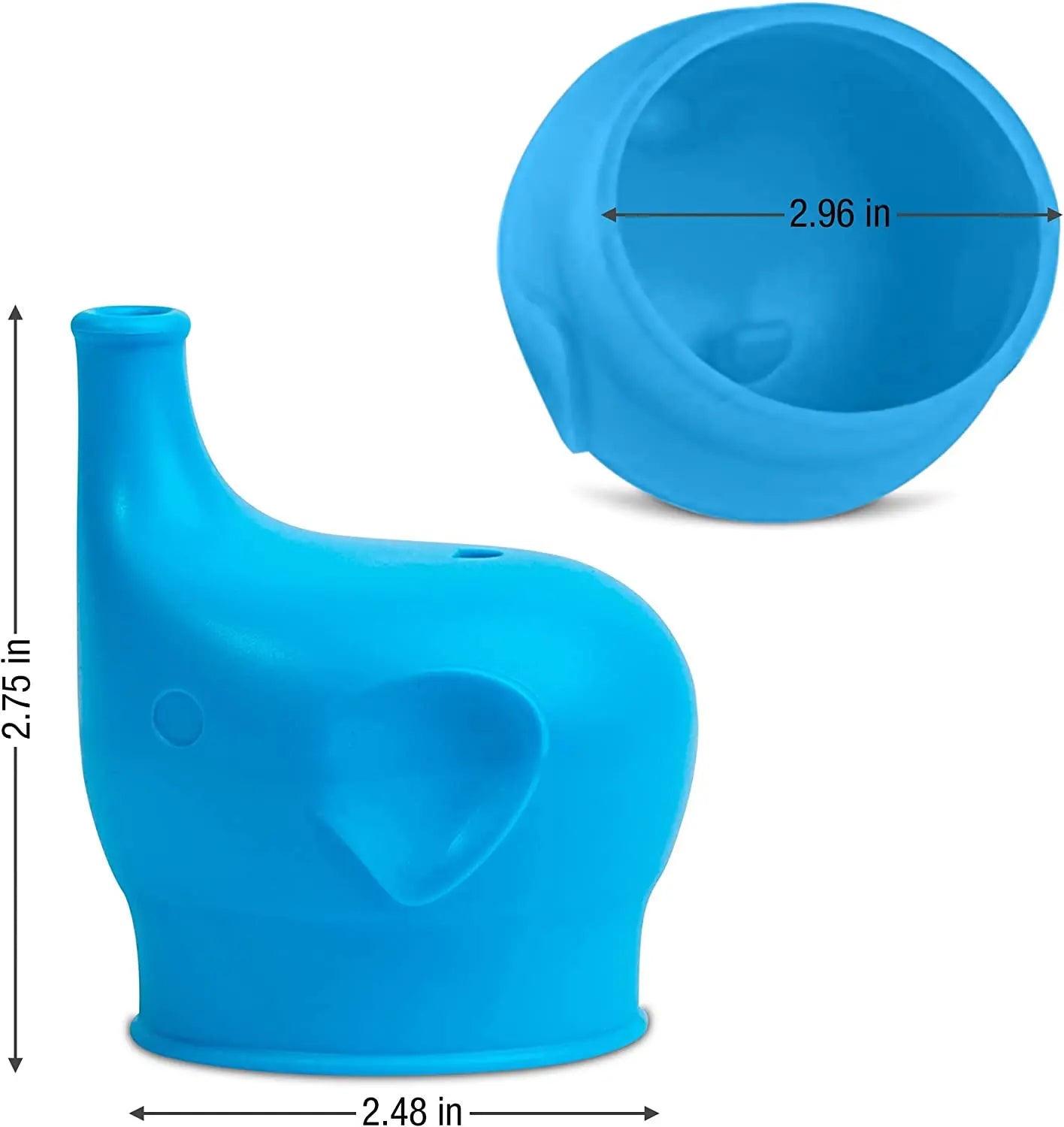 Haakaa Silicope Sippy Top Elephant Blue Haakaa Yallatoys
