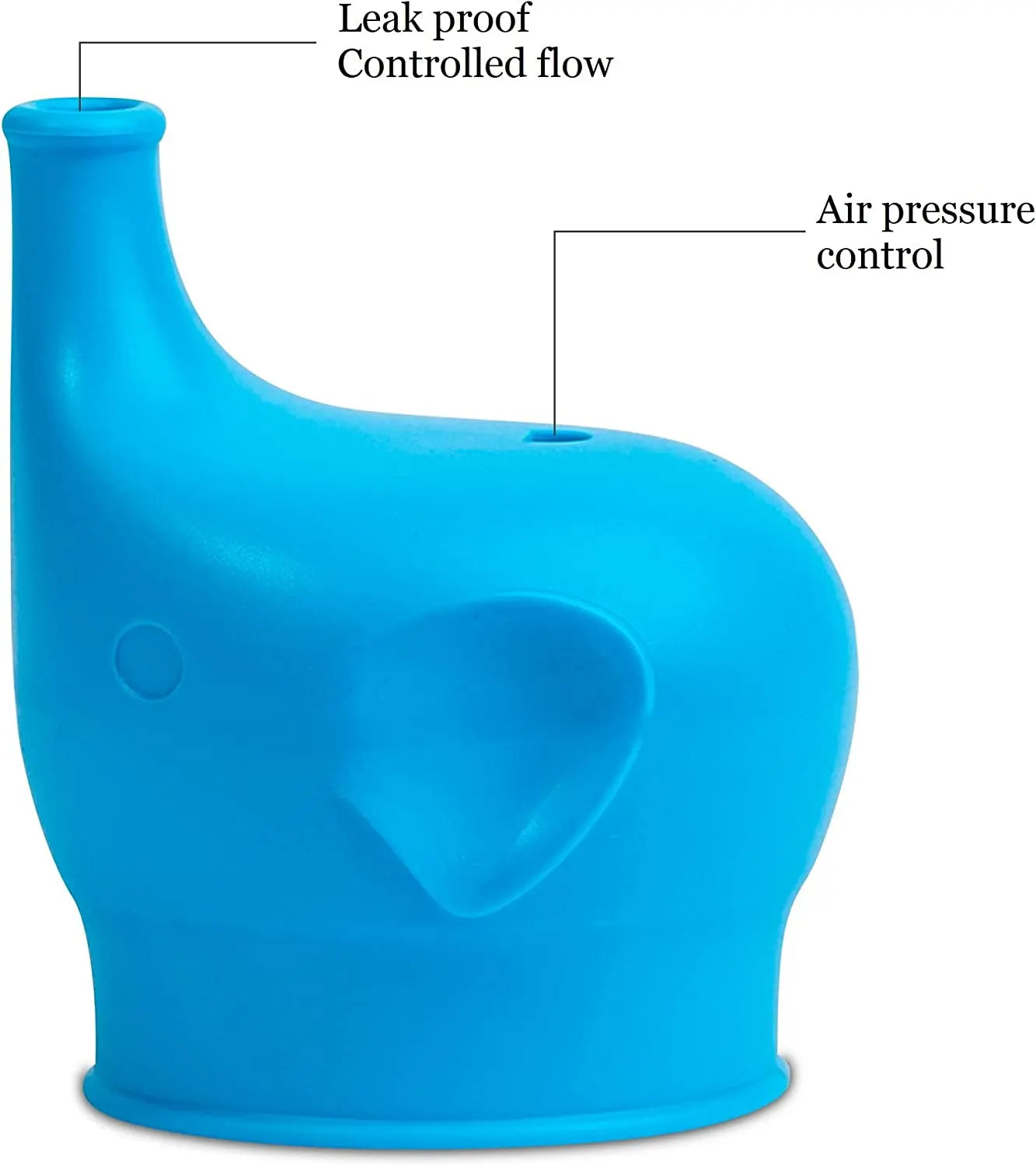 Haakaa Silicope Sippy Top Elephant Blue Haakaa Yallatoys