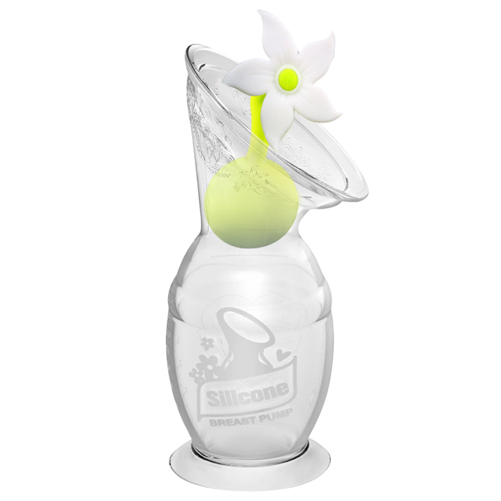 Haakaa 150Ml Silicone Breast Pump & Stopper Gift Box White Haakaa Yallatoys