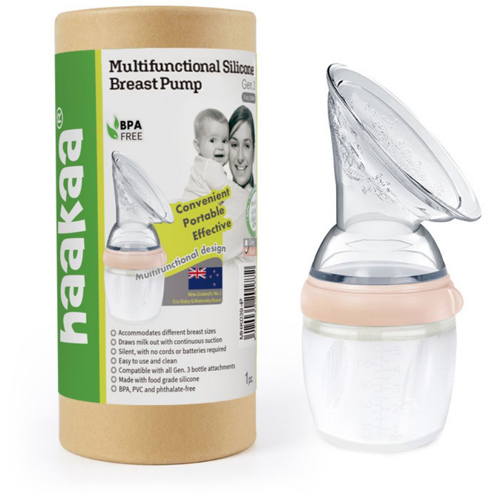 Haakaa Gen 3 – Silicone Breast Pump 160Ml 
Peach Haakaa Yallatoys