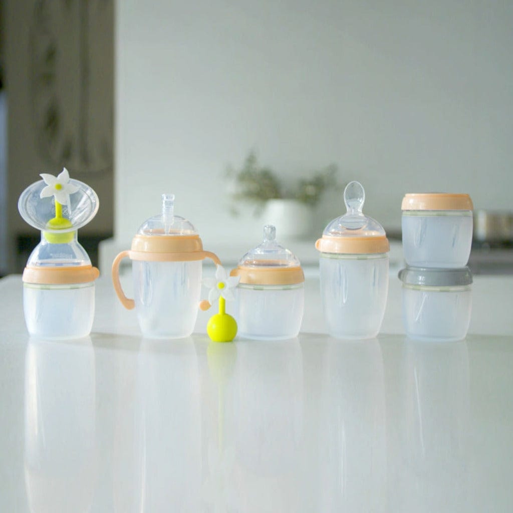 Haakaa Gen 3 Premium Silicone Pump And Bottle Pack -Grey Haakaa Yallatoys