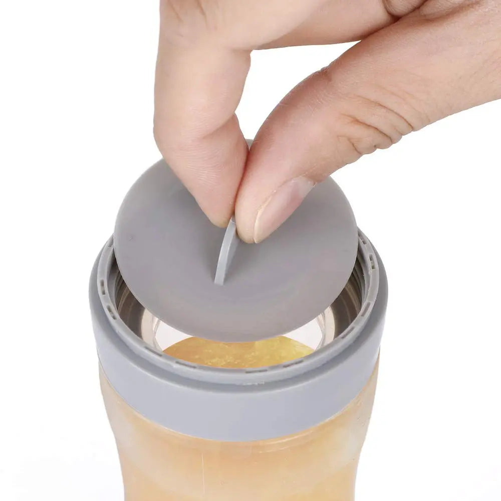 Haakaa Silicone Baby Food Dispensing Spoon Peach Haakaa Yallatoys