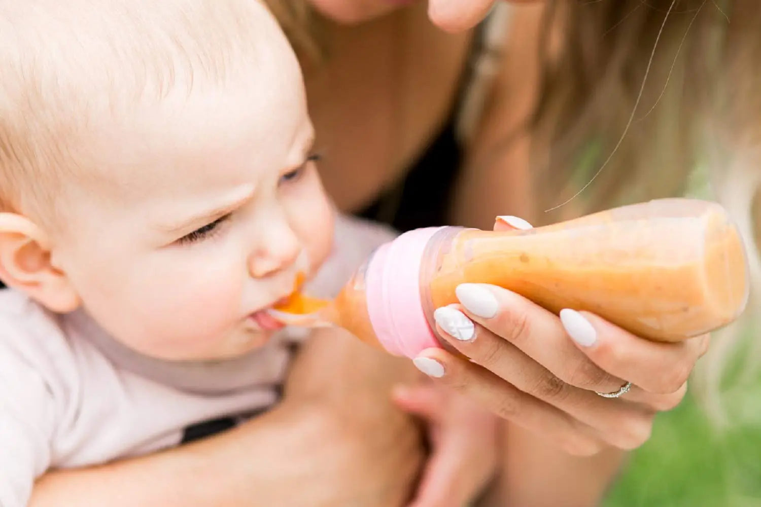 Haakaa Silicone Baby Food Dispensing Spoon Grey Haakaa Yallatoys