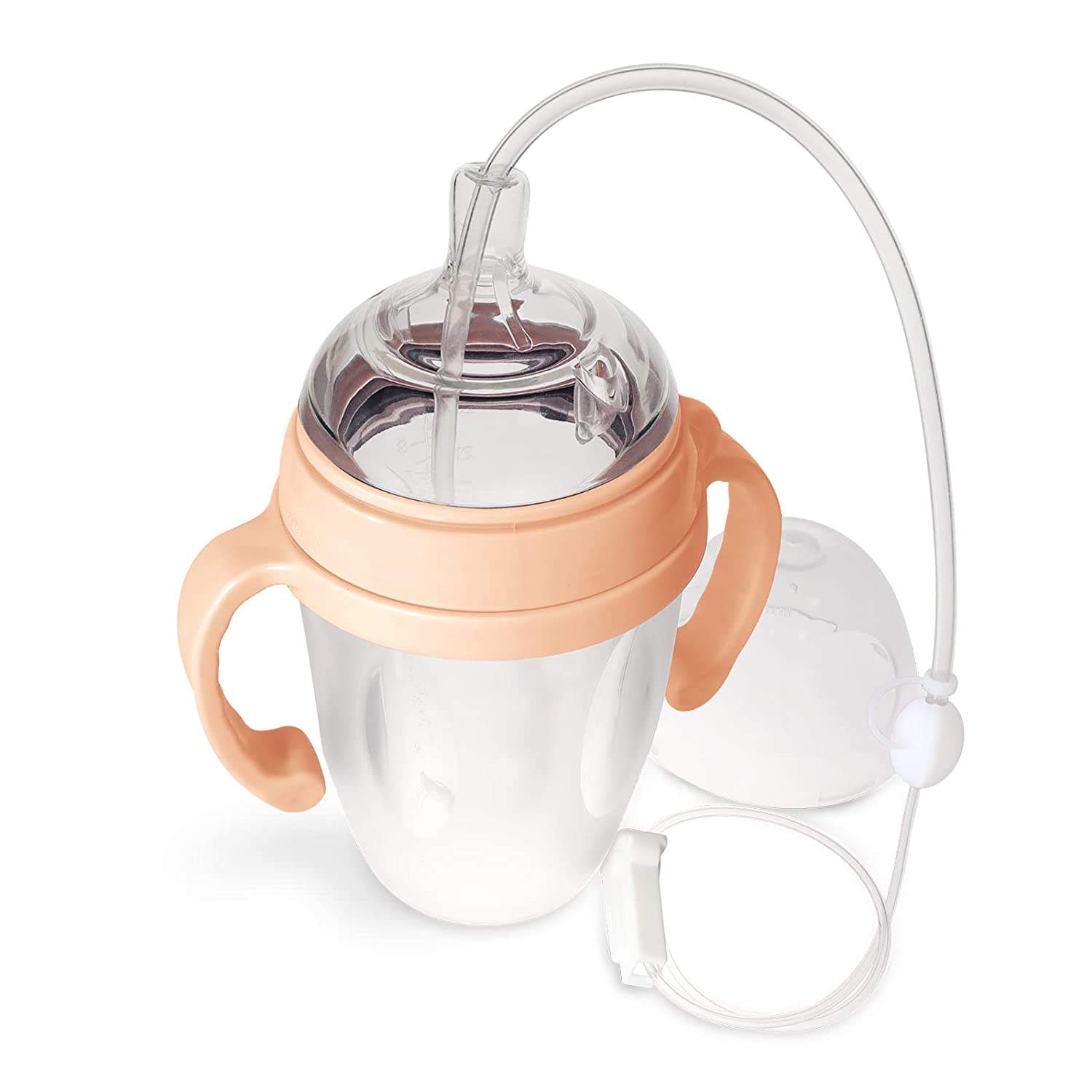 Haakaa Gen 3 – Siicone Bottle & Feeding Tube Set 
 Peach Haakaa Yallatoys