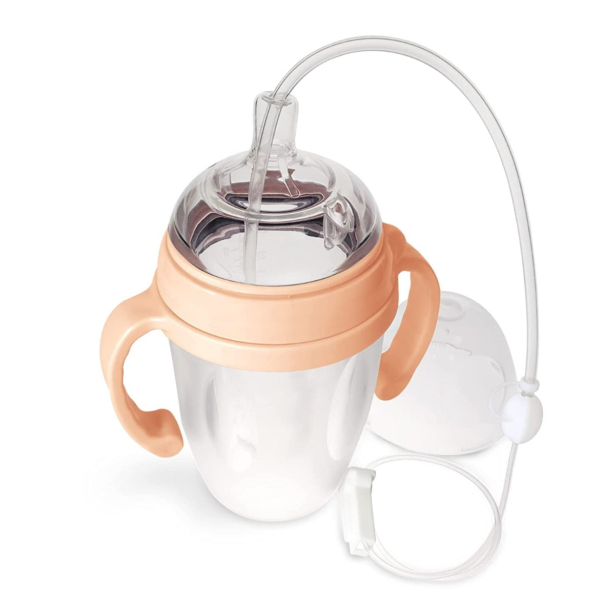 Haakaa Gen 3 â€“ Siicone Bottle & Feeding Tube Set 
 Peach Haakaa Yallatoys
