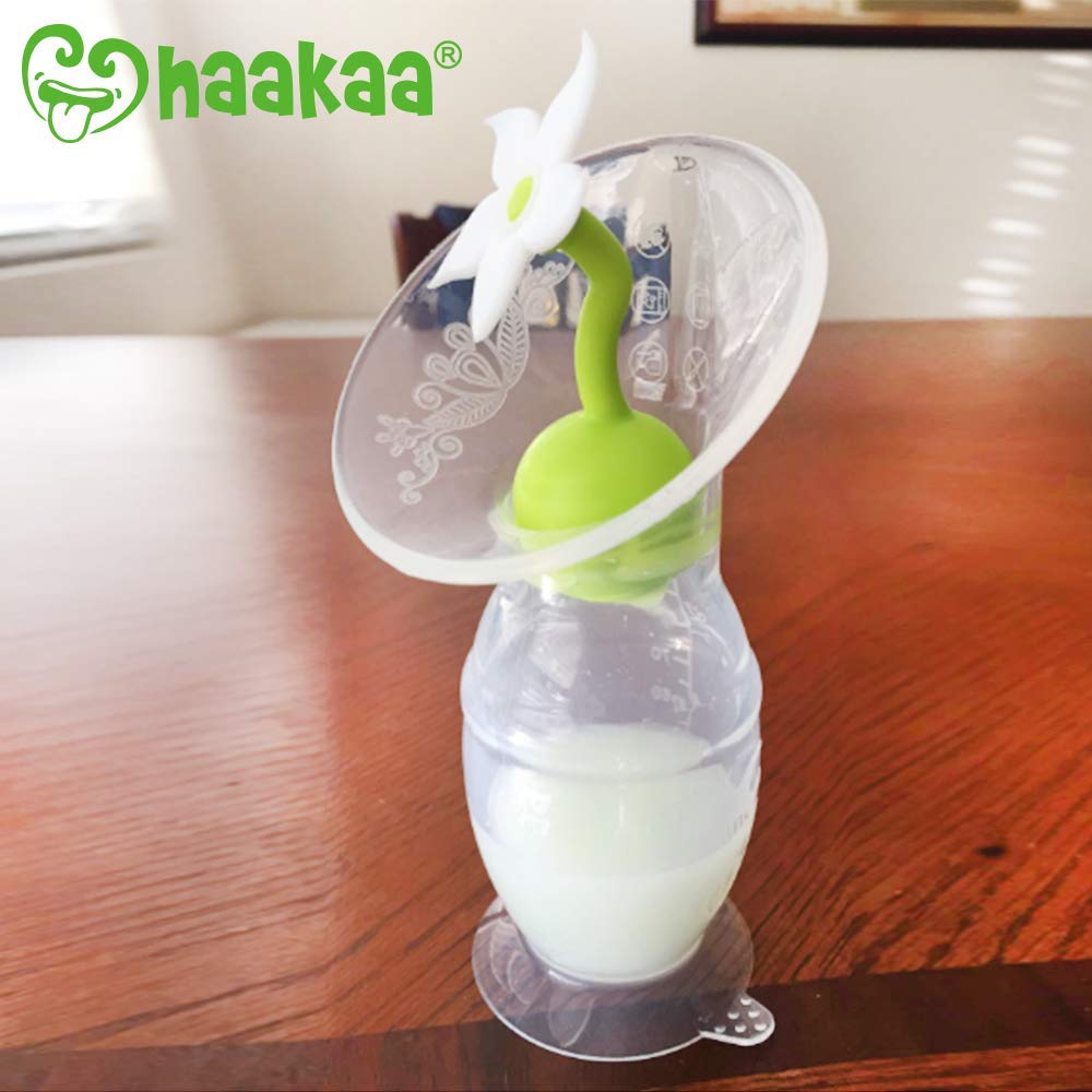 Haakaa Silicone Pump Flower Stopper White Haakaa Yallatoys