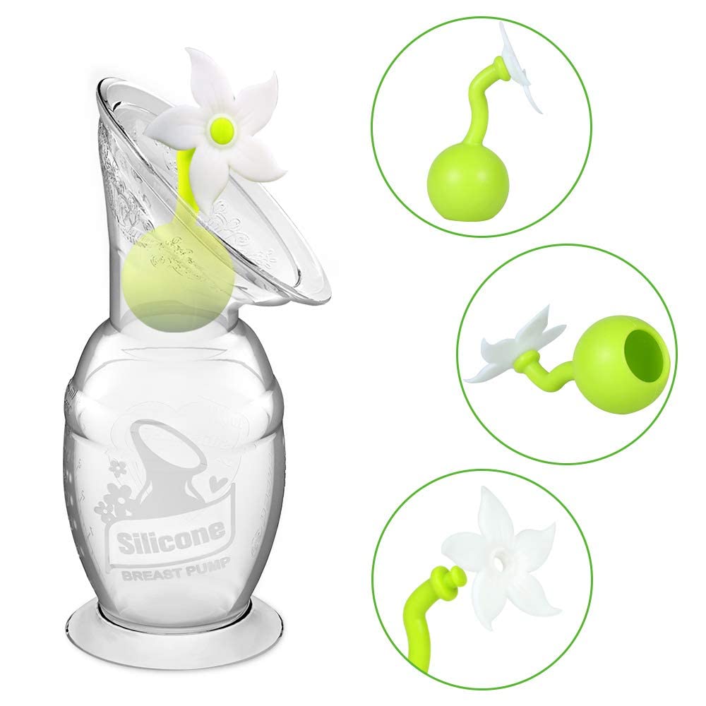 Haakaa Silicone Pump Flower Stopper White Haakaa Yallatoys