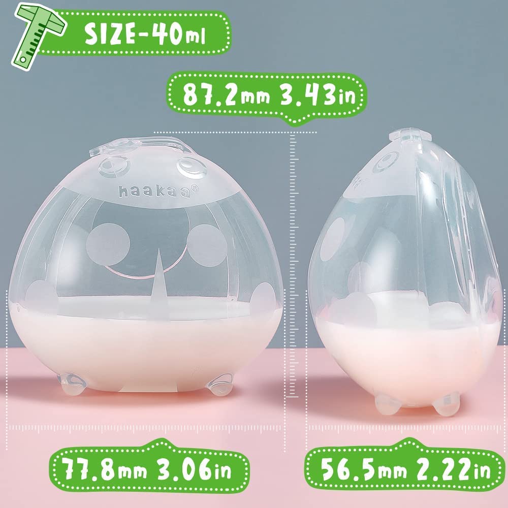 Haakaa Ladybug Silicone Milk Collector 1.4 Oz. 40Ml 2X Haakaa Yallatoys