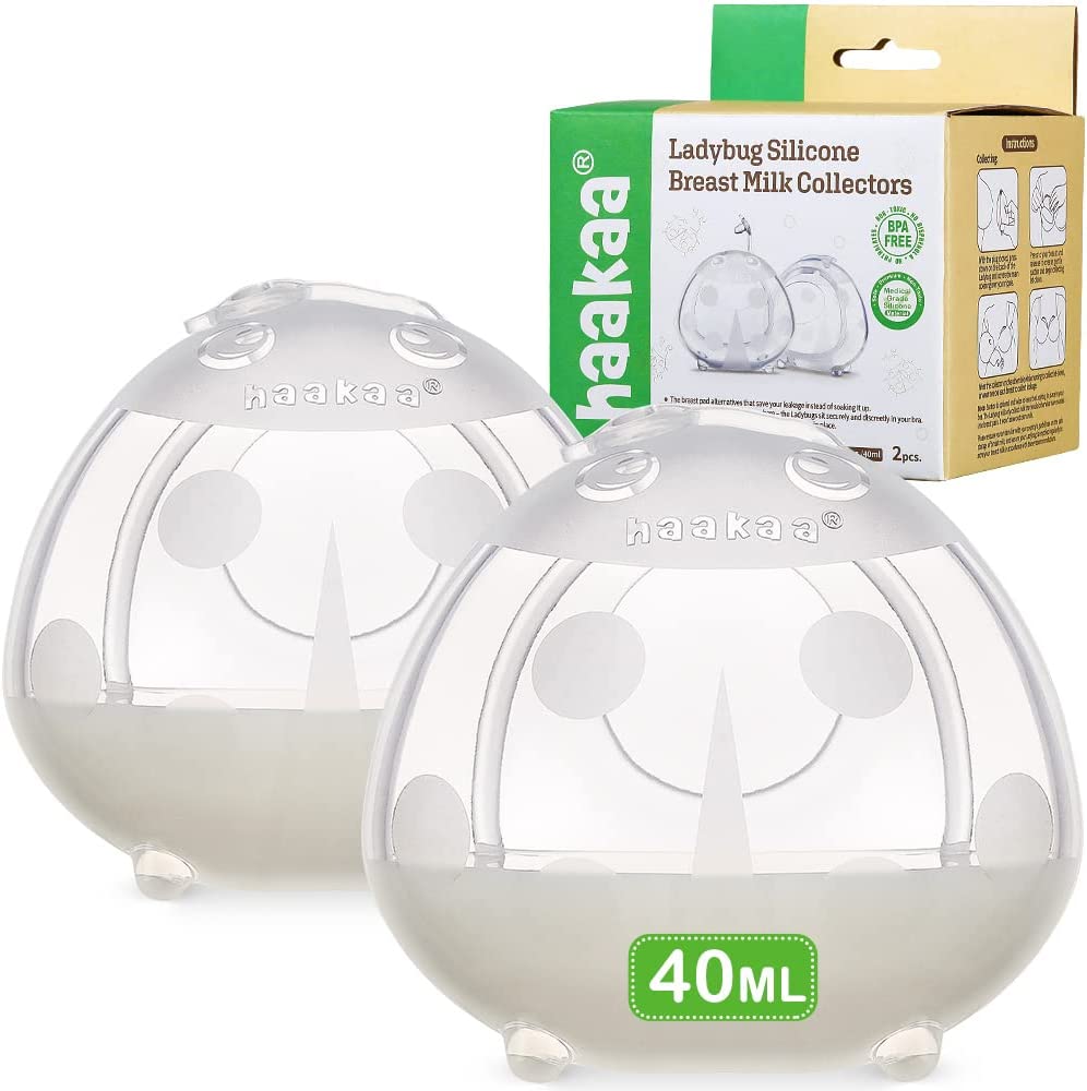 Haakaa Ladybug Silicone Milk Collector 1.4 Oz. 40Ml 2X Haakaa Yallatoys