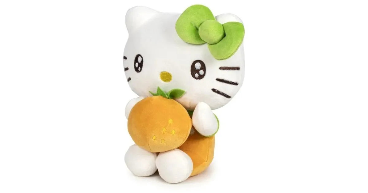 Buy Hello Kitty Macedonia Plush with Orange 20 cm | Yallatoys.com