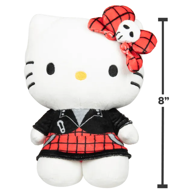 Buy Hello Kitty W2 Punks Plush Toy Red 20 cm | Yallatoys.com