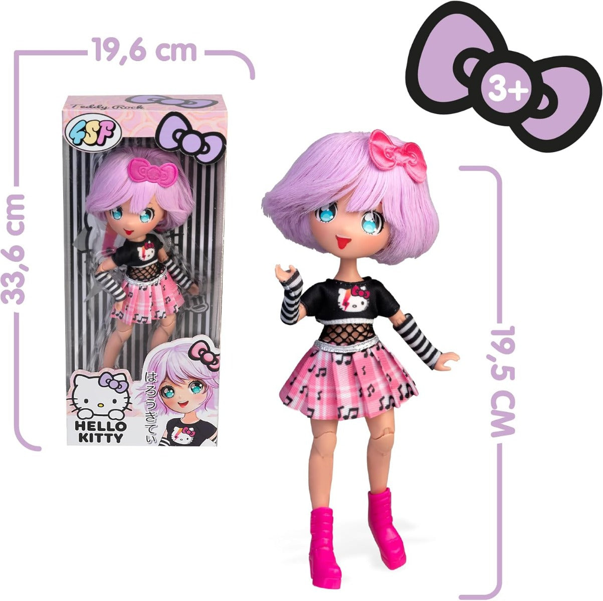 Buy Hello Kitty Manga Doll Teddy Rock | Yallatoys.com
