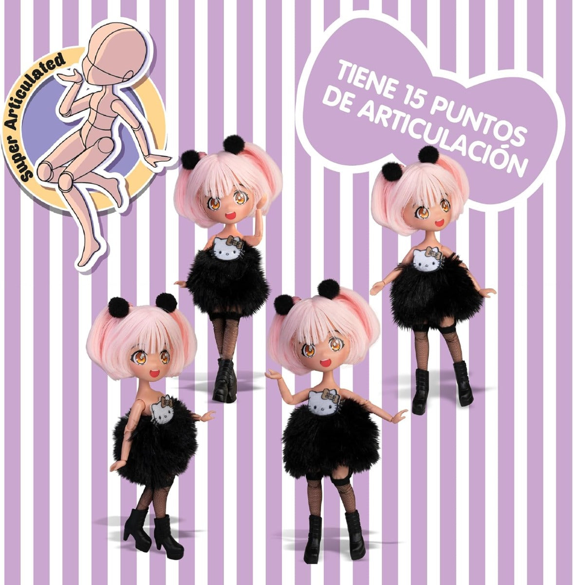 Buy Hello Kitty Manga Doll Golden Diva | Yallatoys.com
