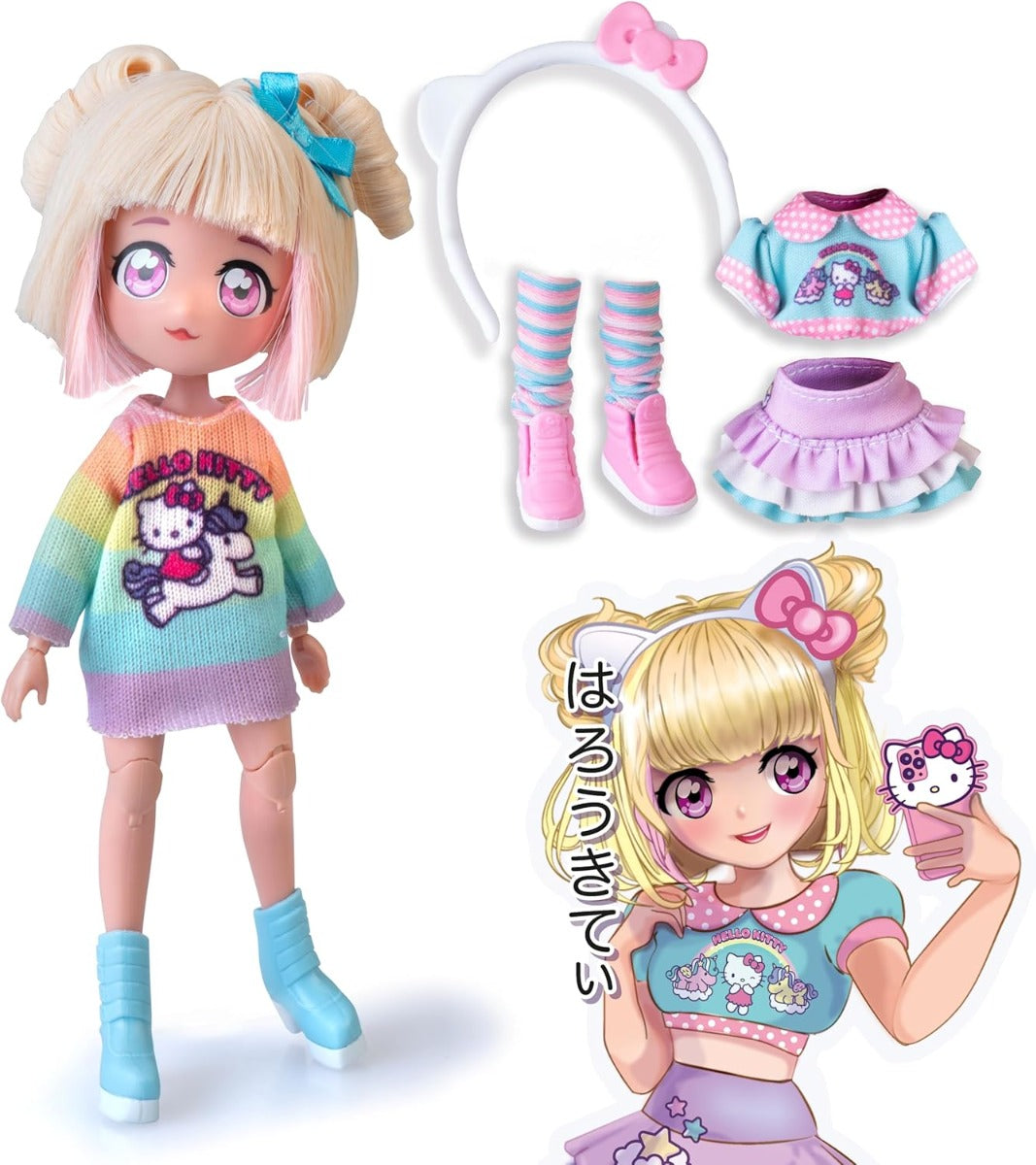 Buy Hello Kitty 4SF Famosa Manga Fashion Unicorns | Yallatoys.com