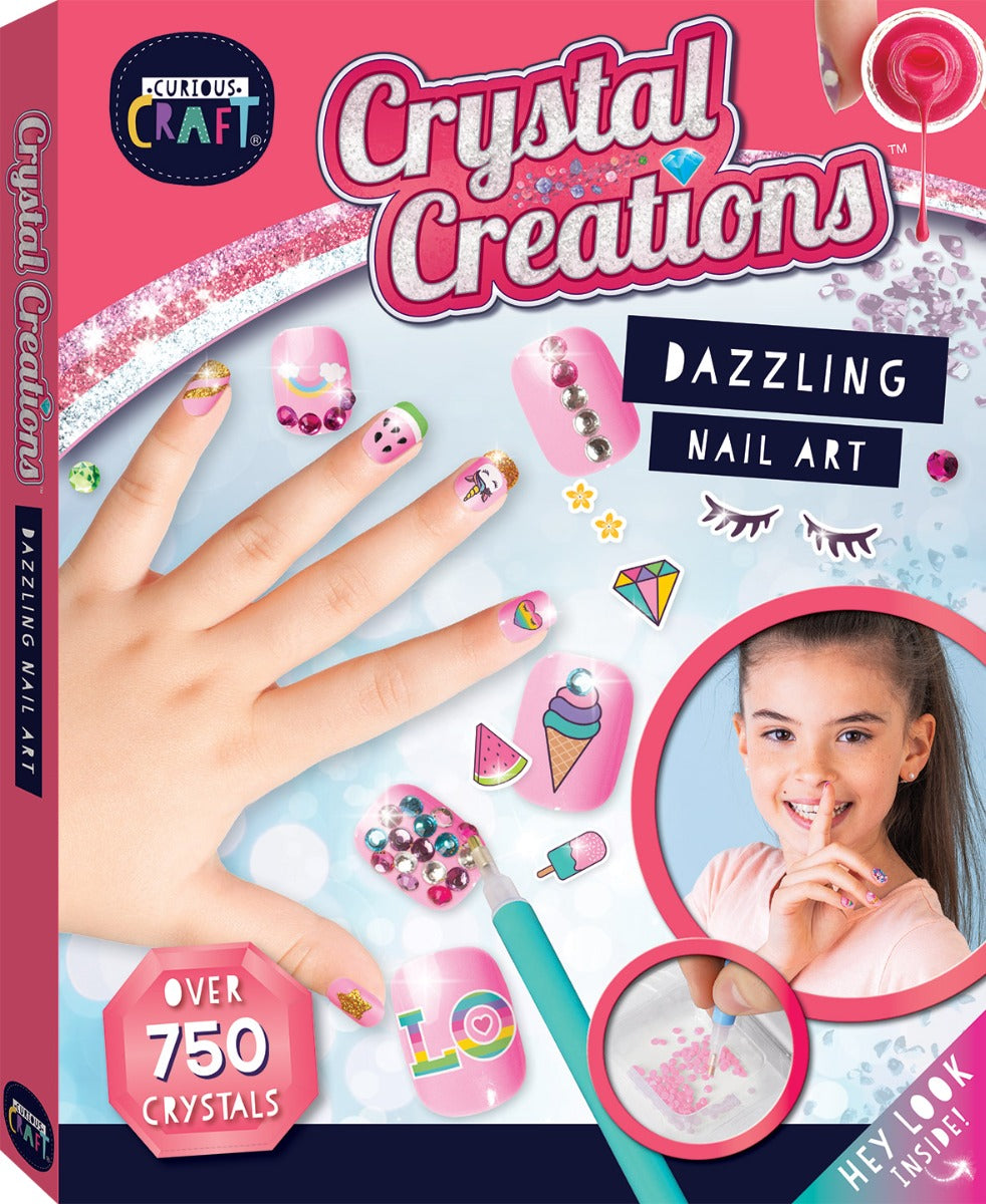 Buy Hinkler Curious Craft Crystal Creations: Dazzling Nail Art | Yallatoys.com