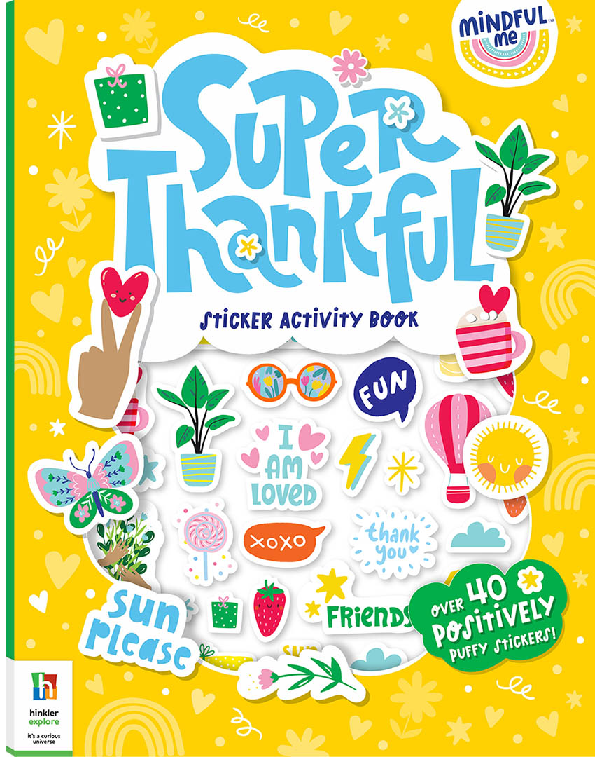 Buy Hinkler Mindful Me Super Thankful Sticker Activity Book | Yallatoys.com