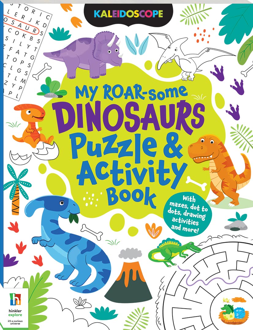Buy Hinkler My Roar Some Dinosaurs Puzzle and Activity Book | Yallatoys.com