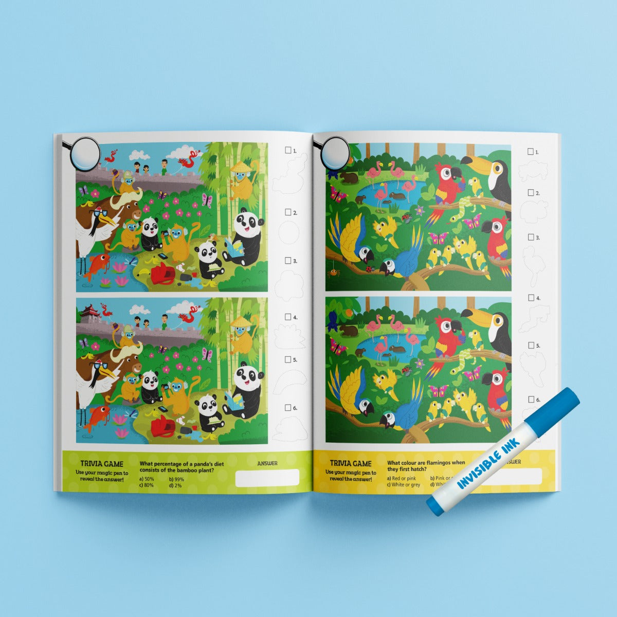 Buy Hinkler Inkredibles Spot the Difference Animal Fun Book | Yallatoys.com