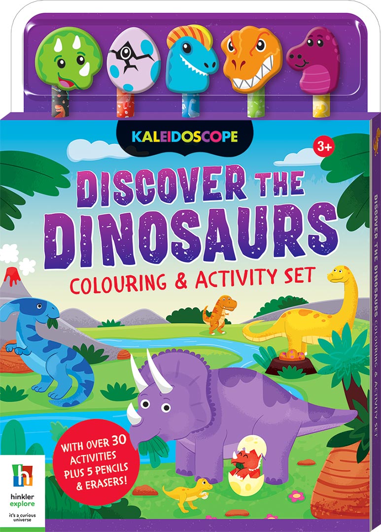 Buy Hinkler Discover the Dinosaurs Colouring & Activity Set | Yallatoys.com