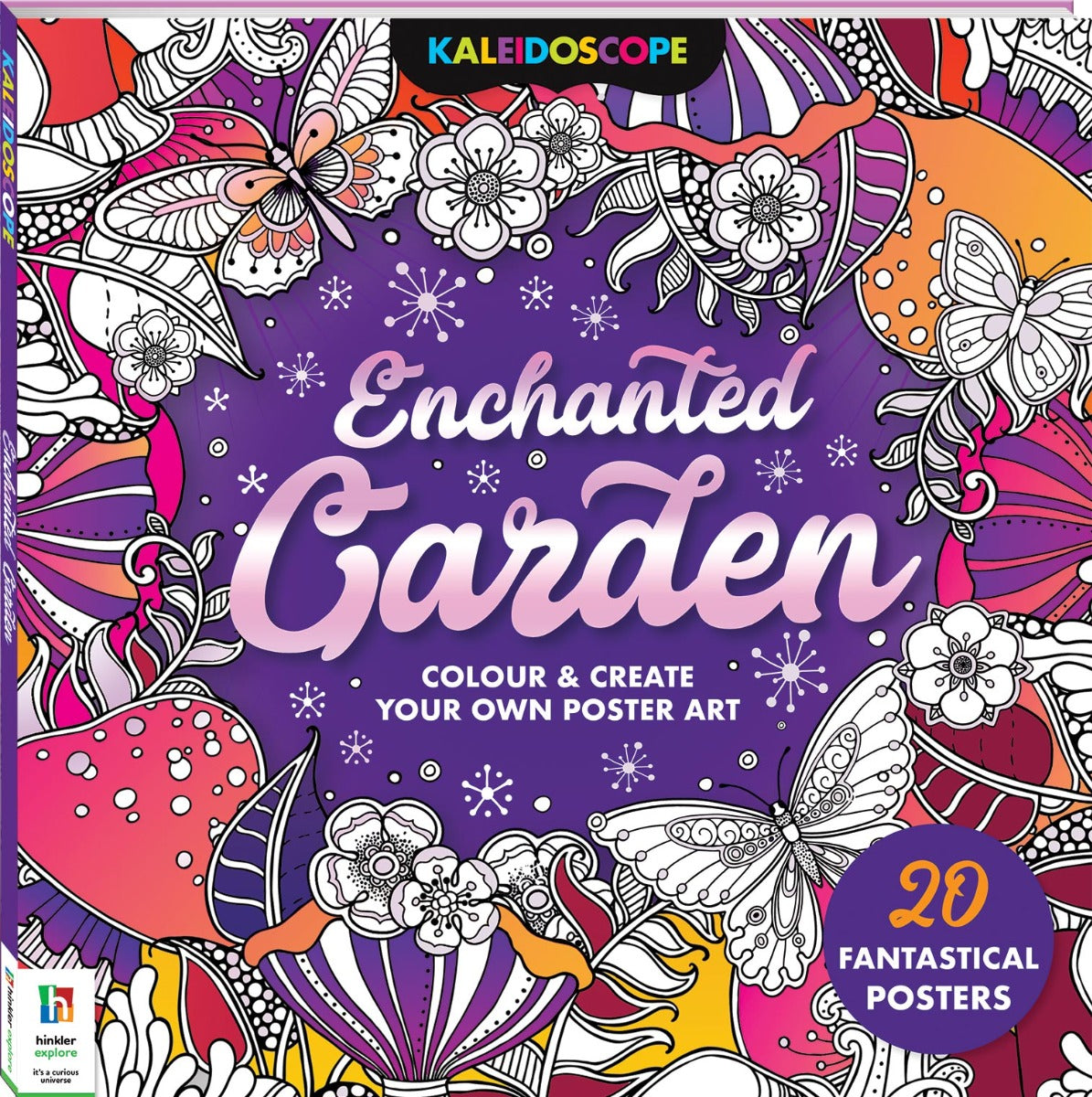 Buy Hinkler Kaleidoscope Colouring Enchanted Garden | Yallatoys.com