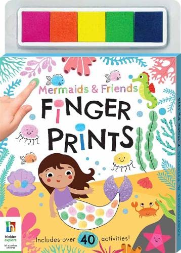 Buy Hinkler Mermaids & Friends Finger Prints Finger Prints Art Paperback | Yallatoys.com