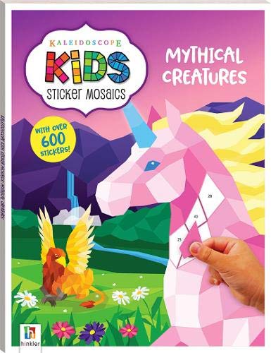 Buy Hinkler Kaleidoscope Kids Sticker Mosaics Mythical Creatures Sticker Colouring Book | Yallatoys.com