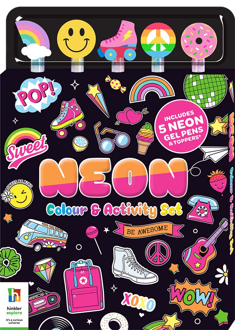 Buy Hinkler Neon Colour & Activity Set | Yallatoys.com
