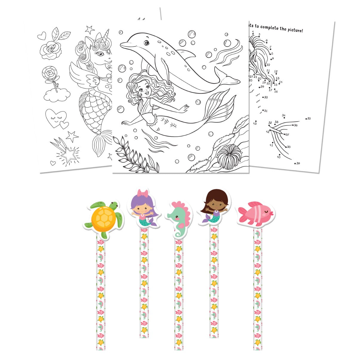 Buy Hinkler Magical Mermaids Colouring & Activity Set | Yallatoys.com