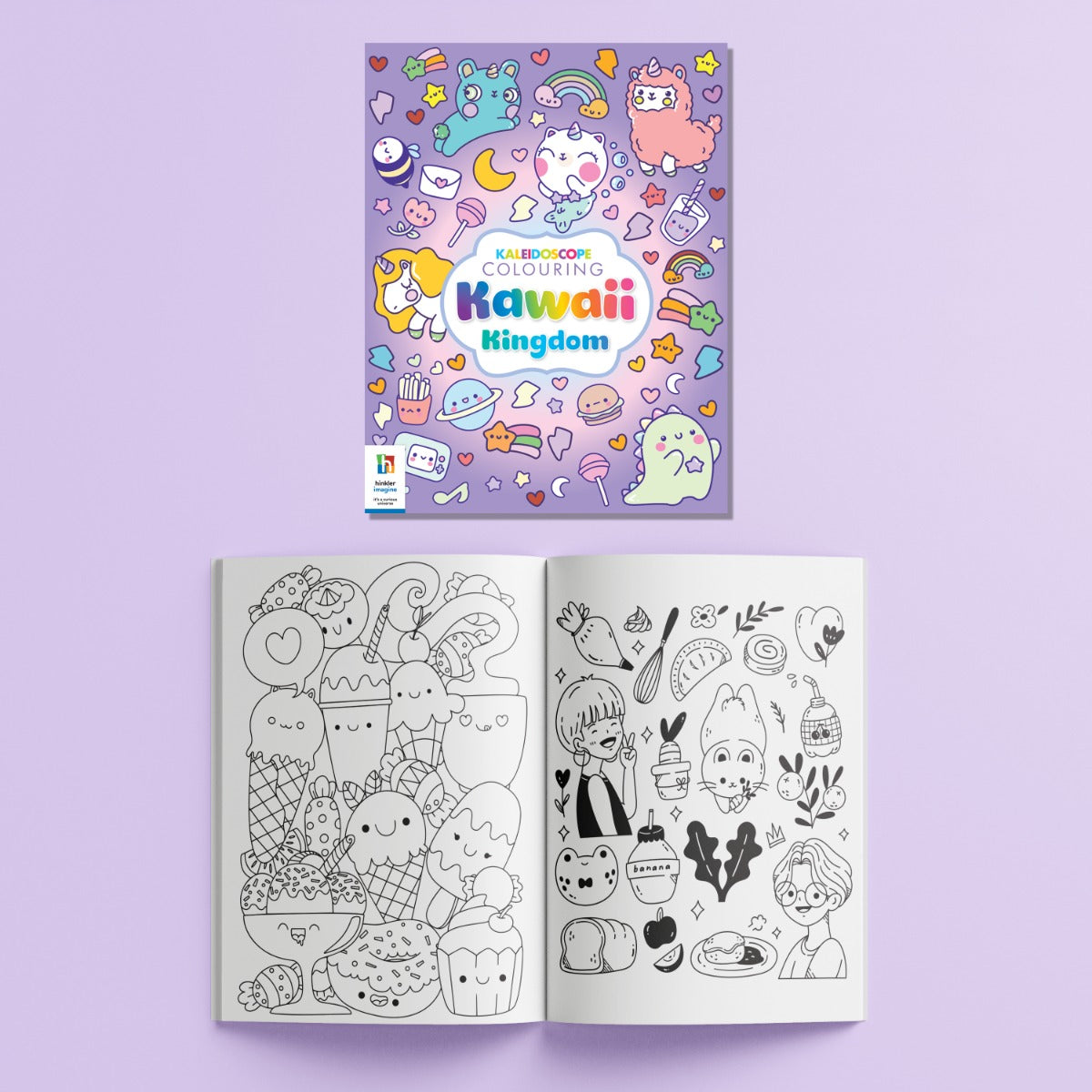 Buy Hinkler Kaleidoscope Colouring: Kawaii Ultimate Activity Kit | Yallatoys.com
