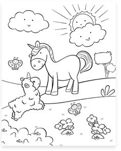 Buy Hinkler Inkredibles Colour Burst Colouring Unicorns and Friends | Yallatoys.com