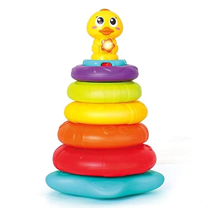 Buy Hola Little Rainbow Duck Rings Stacking Toy | Yallatoys.com