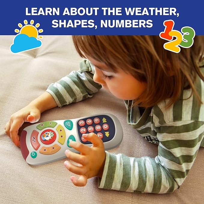 Buy Hola My Remote with Music Light Language Toy | Yallatoys.com