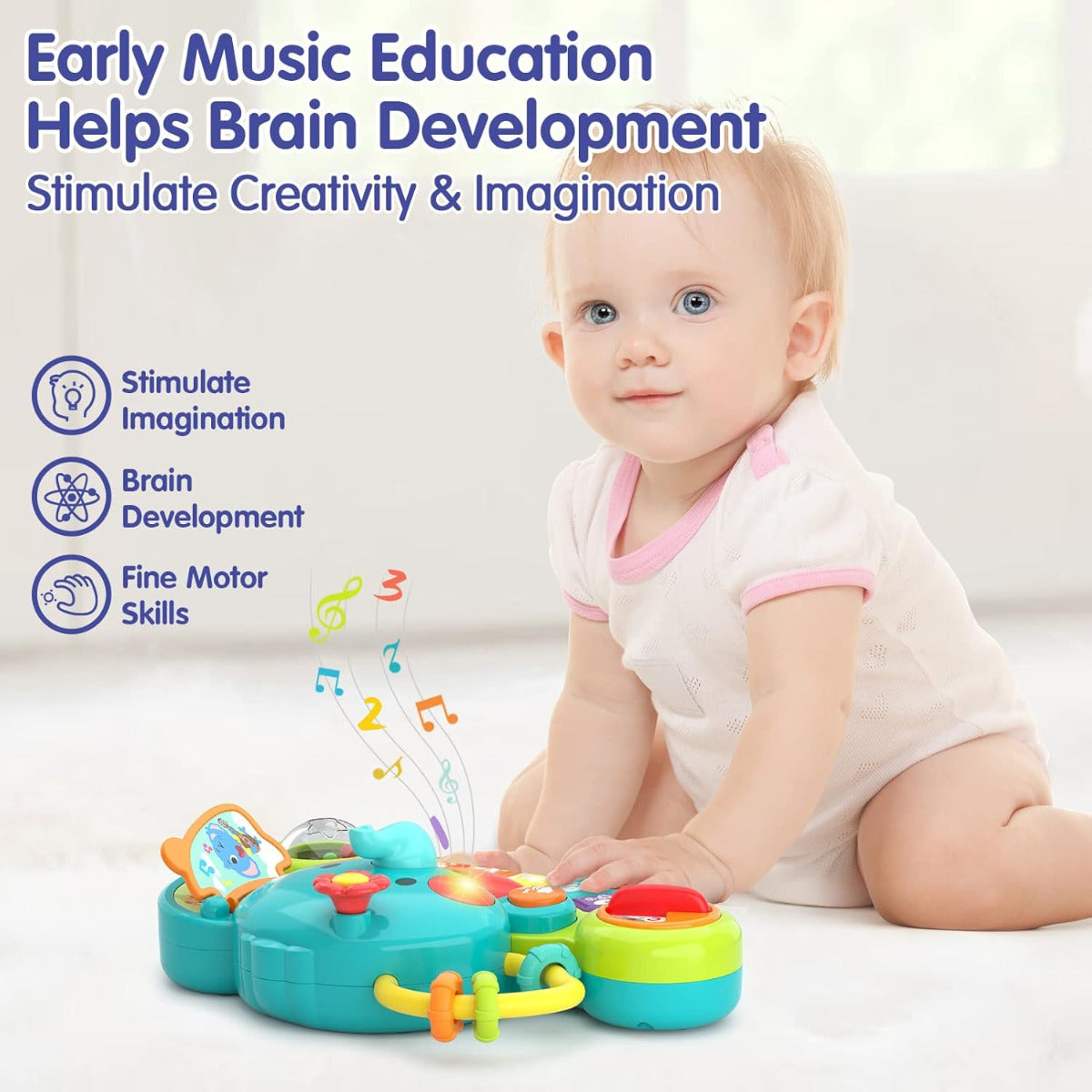 Buy Halo 2 In 1 Musical Elephant Toy | Yallatoys.com