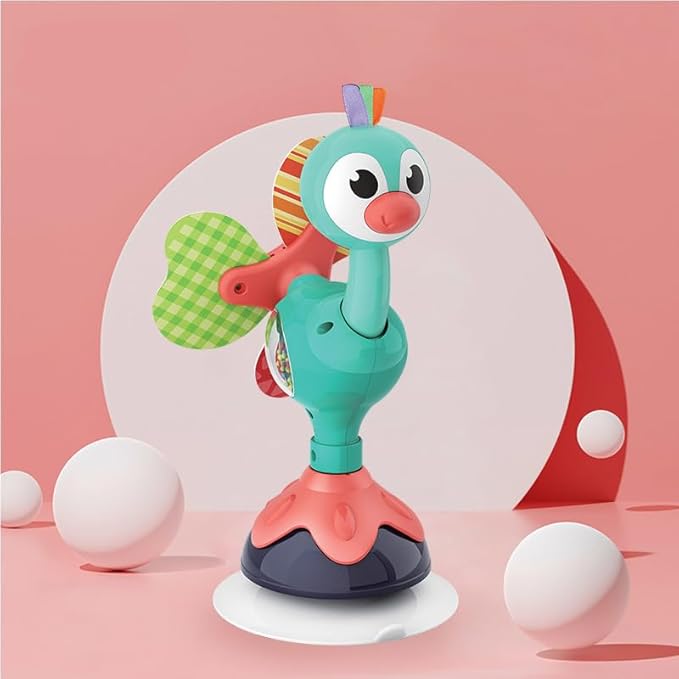 Buy Hola Highchair Toy With Suction Mealtime Toys Peacock
 | Yallatoys.com