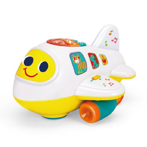 Buy Hola Bump And Go Learning Plane With Music | Yallatoys.com