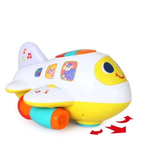 Buy Hola Bump And Go Learning Plane With Music | Yallatoys.com